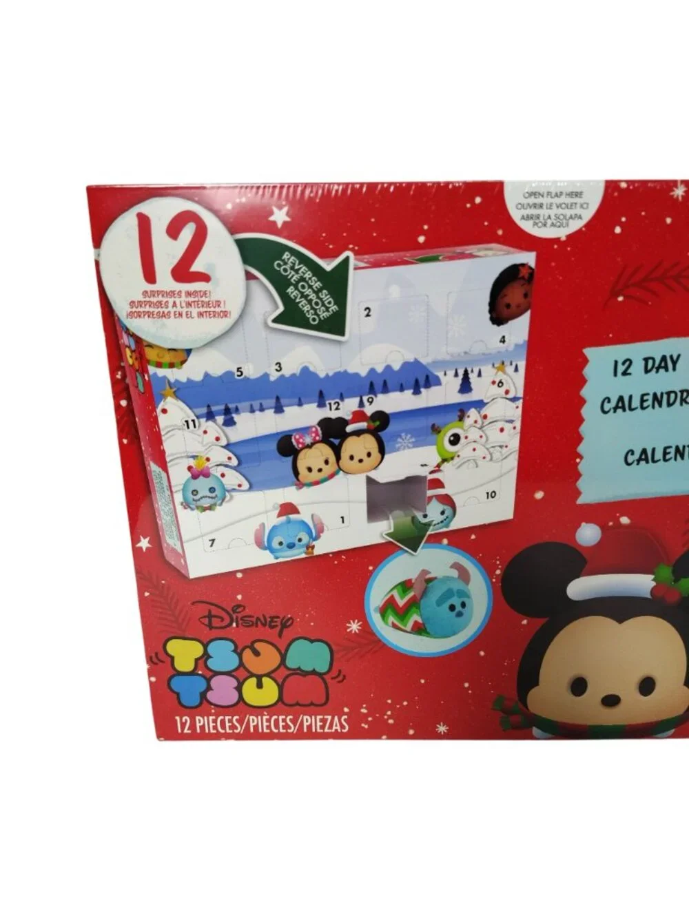 Disney Tsum Tsum 12-Day Countdown Advent Calendar With Surprise Figures